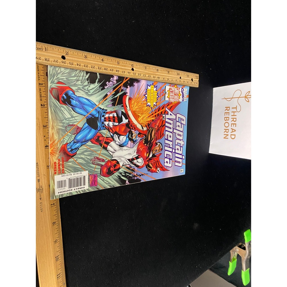 Captain America Comic Book 1997 Issue #12 Direct Edition Marvel Comics